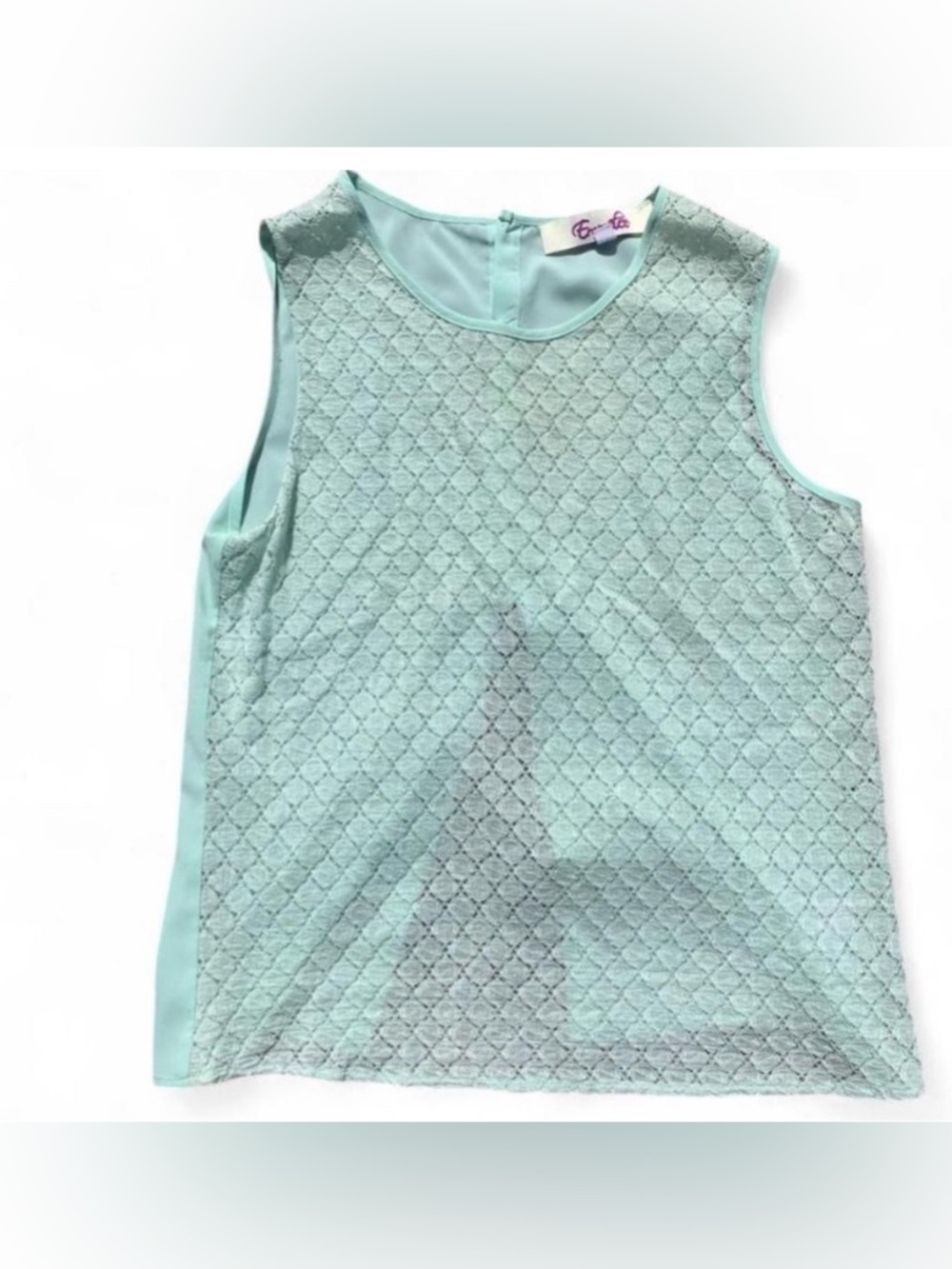 Soft Girl Aesthetic Pastelcore Sheer Lace Sleeveless Top